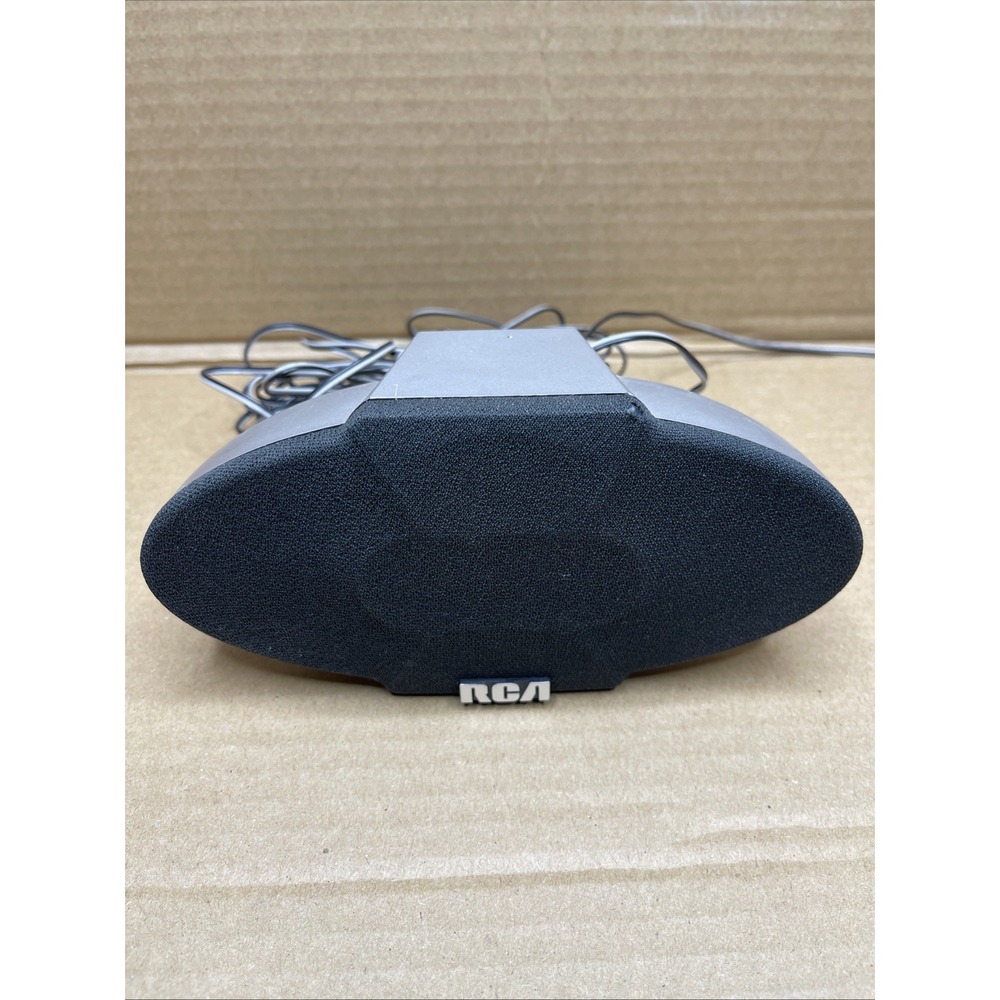 RCA RS2600 Surround Speaker Single Satellite Wall Mount Gray Home Theater Tested